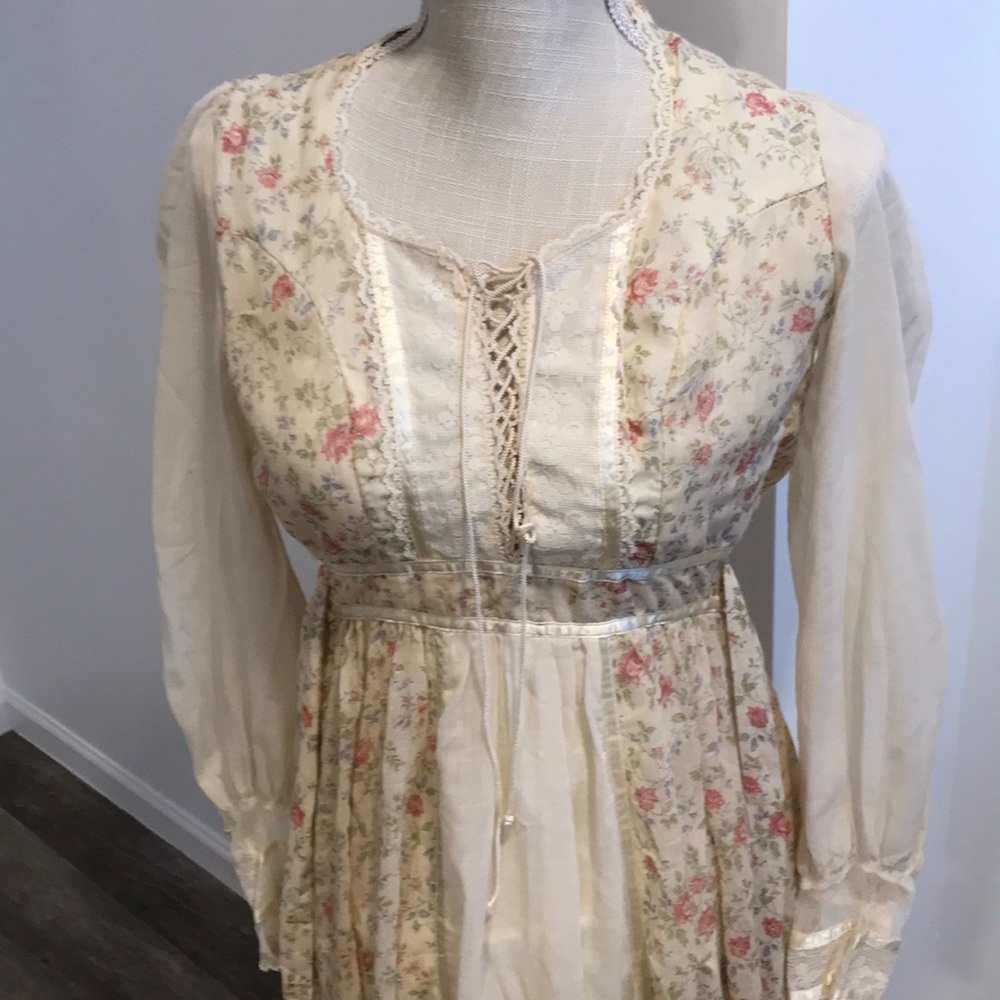 vintage Gunne Sax by Jessica prairie dress 3 cottagecore